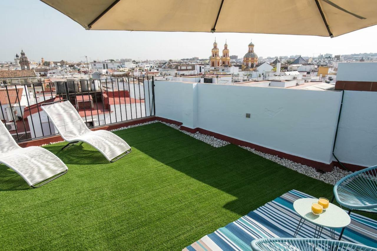Atico Centrico Con Vistas Apartment Sevilla Bagian luar foto